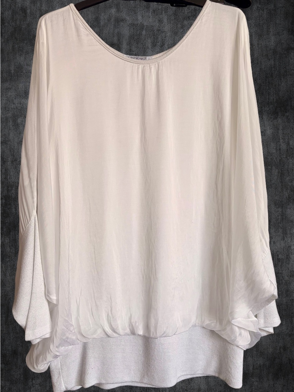 White Flowing Women's Tunic Top